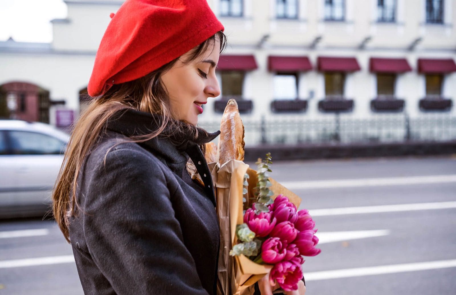 روش های پوشیدن کلاه برت فرانسوی دخترانه و زنانه